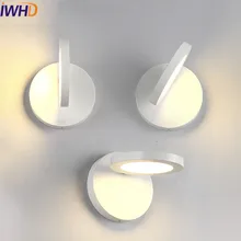 IWHD Fashion Modern Wall Sconces Simple Black White LED Wall Light For Home Lighting Bedside Wall Lamp Lampe Murale IWHD Fashion Modern Wall Sconces Simple Black White LED Wall Light For Home Lighting Bedside Wall Lamp Lampe Murale