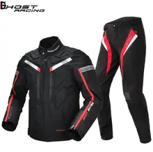 GHOST RACING Motorcycle Jacket Protective Gear Men Moto Motocross Jacket Windproof Motorbike Cruiser Touring Clothing Raincoat duhan men s oxford cloth riding motocycle racing jacket coat with cotton liner motocross windproof clothing five protector gear