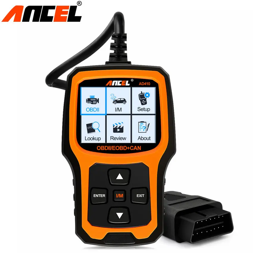 imágenes para Ancel AD410 Vehículo OBD Obd2 OBDII Lector de Código del coche Herramienta de Análisis de Diagnóstico Automotriz Escáner Lector de Código de Avería en Ruso imágenes para Ancel AD410 Vehículo OBD Obd2 OBDII Lector de Código del coche Herramienta de Análisis de Diagnóstico Automotriz Escáner Lector de Código de Avería en Ruso