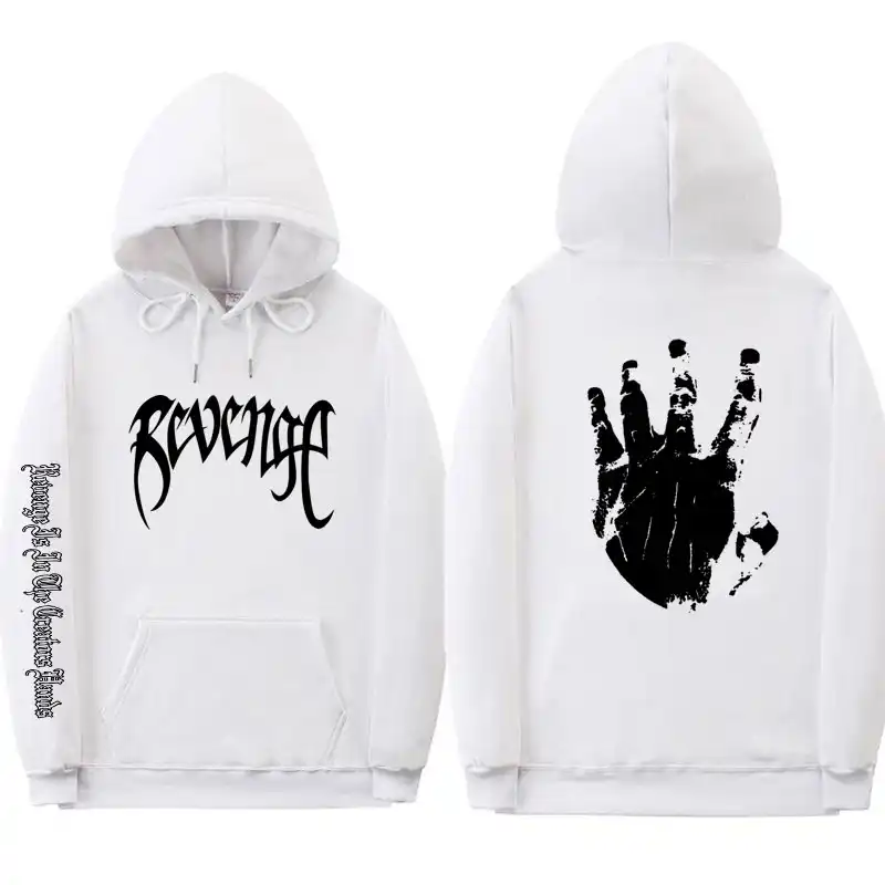 revenge hoodie pink