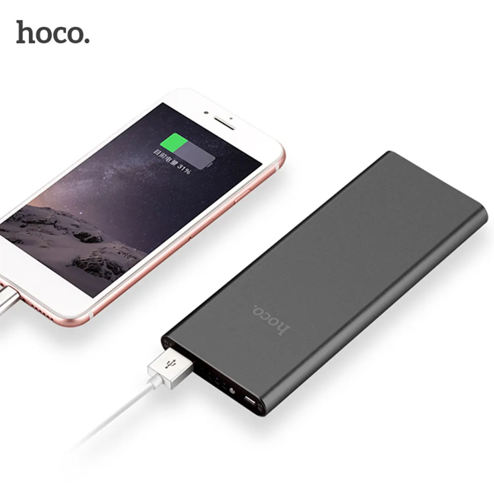 bilder für HOCO 10000 mAh Metall Cookie Energienbank 2.1A USB LED Tragbare Externe Batterie Pack Mobile Backup Schnelle Ladegerät bilder für HOCO 10000 mAh Metall Cookie Energienbank 2.1A USB LED Tragbare Externe Batterie Pack Mobile Backup Schnelle Ladegerät