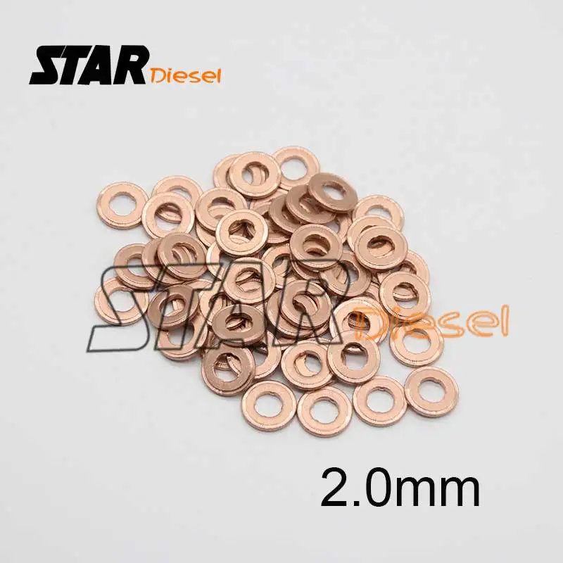 

Copper Washer F00VC17504 Size: 7.1*15*2mm, thickness 2mm Nozzle Injector Washer F 00V C17 504 CR Injector Copper Washer