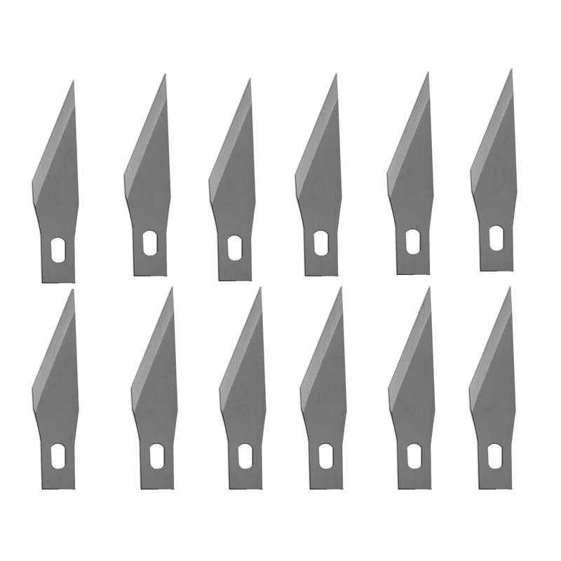 

wholesale 11A# 50 pcs Blades for Wood Carving Tools Engraving Craft Sculpture Knife Scalpel Cutting Tool PCB Repair
