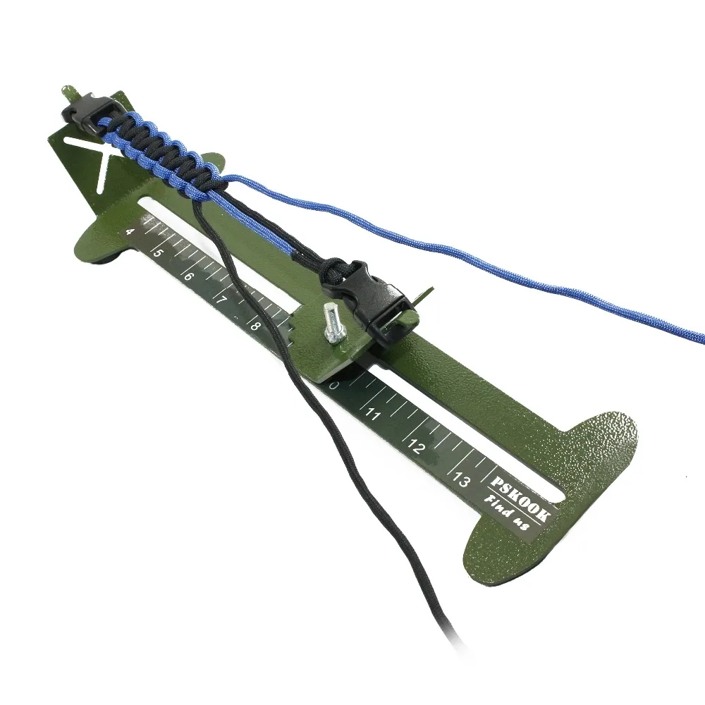 PSKOOK Monkey Fist Jig and Paracord Jig Bracelet Maker Paracord Tool Kit Adjustable Metal Weaving DIY Craft Maker 4