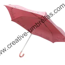 6 шт./партия) Карманные женские Твердые понджи продвижение стекловолокна зонтик, алюминиевые карманные зонтики, смешанный заказ