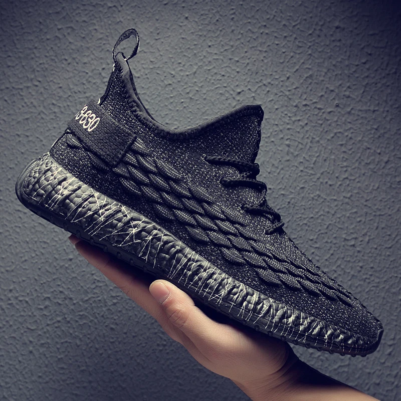 

2019new summer men's shoes trend wild men's sports and leisure breathable shoes running shoes woven tide shoes men casual shoes