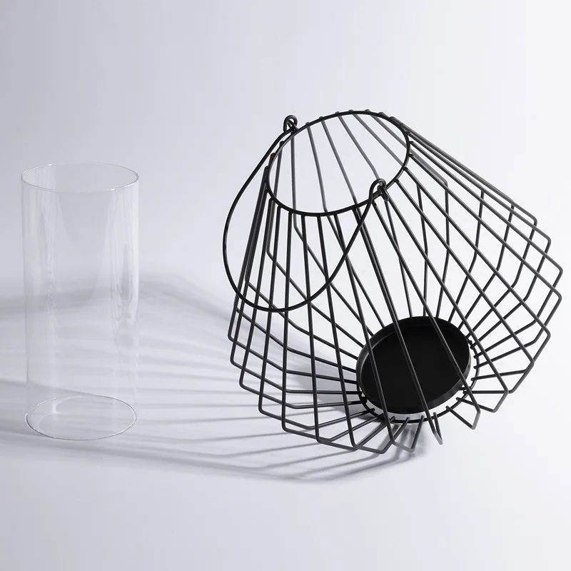 Minimalistischen Modernen Metall Das Wohnzimmer Esszimmer Leuchter Kunst Laterne Handwerk Romantische Familie Dekoration Kerzenhalter Candle Holders Decorative Candle Holdercandle Candle Holder Aliexpress