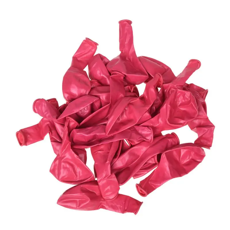 

25 x 12 inch Fuchsia Metallic Wedding Balloons