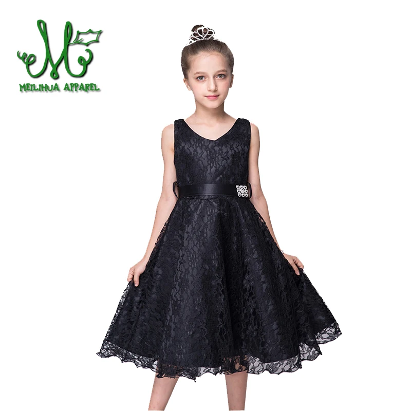 Платье принцессы для девочек; высокое качество; платье подружки невесты на свадьбу; платья для девочек-подростков; праздничный костюм; кружевная Одежда для девочек