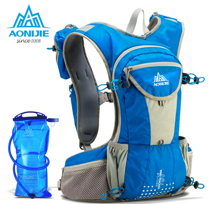 AONIJIE 5.5L Открытый Trail Running сумки Пеший Туризм Восхождение гоночный рюкзак жилет марафон Велоспорт рюкзак для 1.5L питьевая система