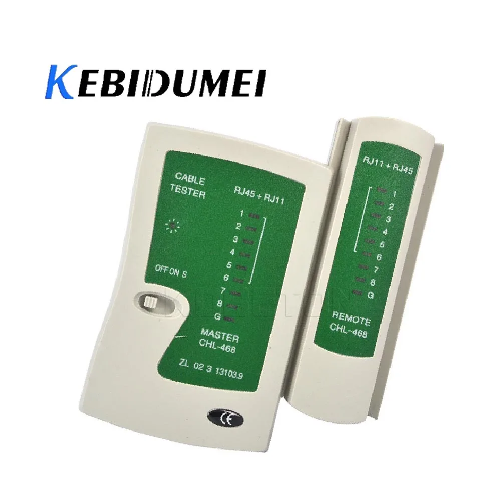 

kebidumei Internet Ethernet Network LAN Cable Tester Tool Kit Phone Telephone Line Wire Tracker Detector for RJ11 RJ12 RJ45 Cat5