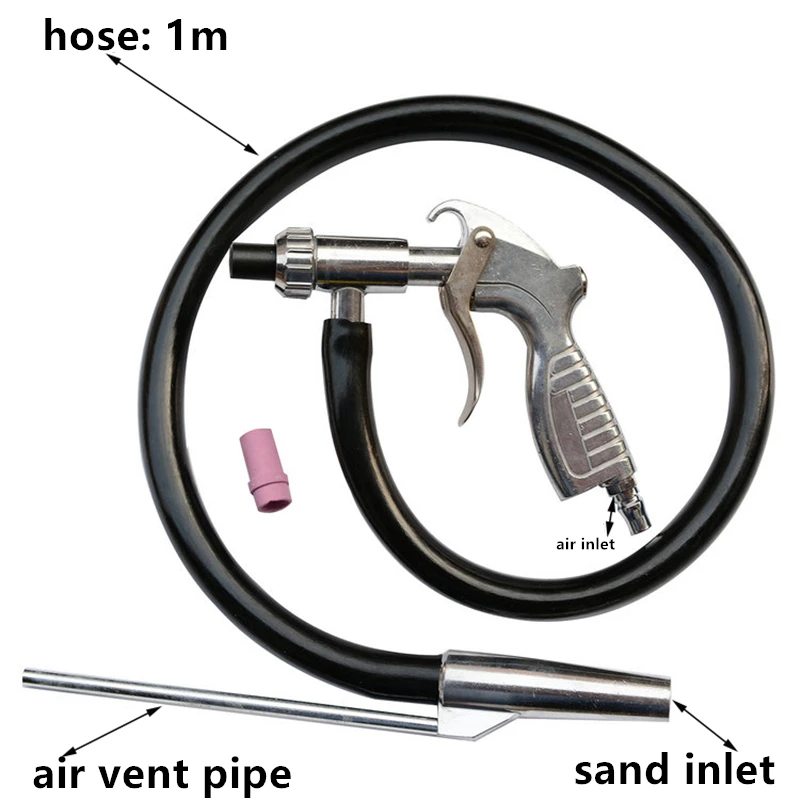 pneumatic air sand-blasting abrasive blasting grit blast machine2