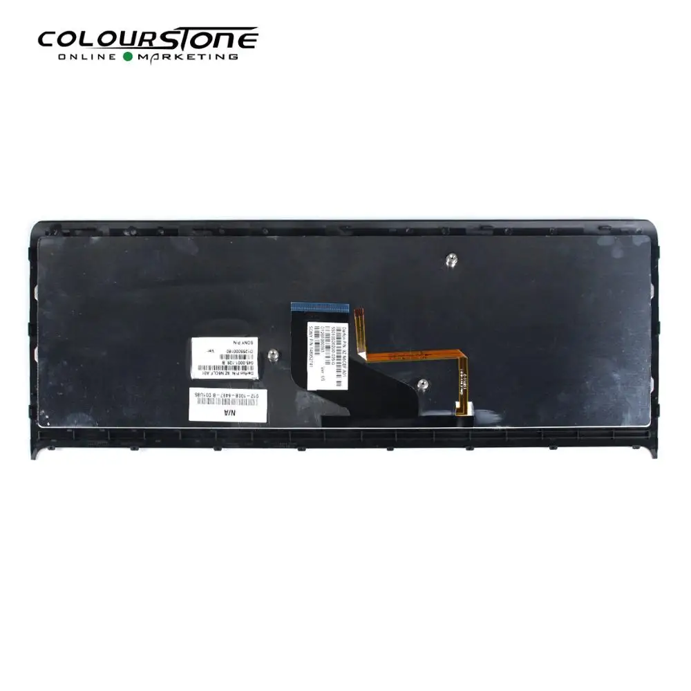 Черная раскладка клавиатуры для ноутбука SONY VAIO VPC F2 серия F21 F22 F23 с подсветкой и