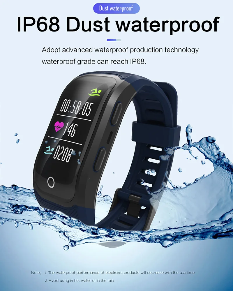 VERYFiTEK V7 Plus GPS Smart Band Color Screen Fitness Bracelet Heart Rate Monitor IP68 Waterproof Pedometer Smart Wristband (18)