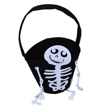 Lovely pet Free Shipping Halloween Party Holiday Kids funny surprising Skull Bag or Candy Bag or Handbag Jul29