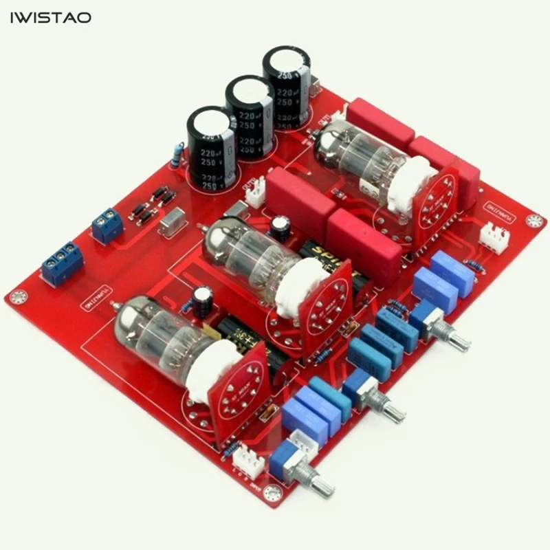 IWISTAO Регулировка тонов трубки готовая доска 6N1 регулятор громкости низких частот Горизонтальная установка DIY