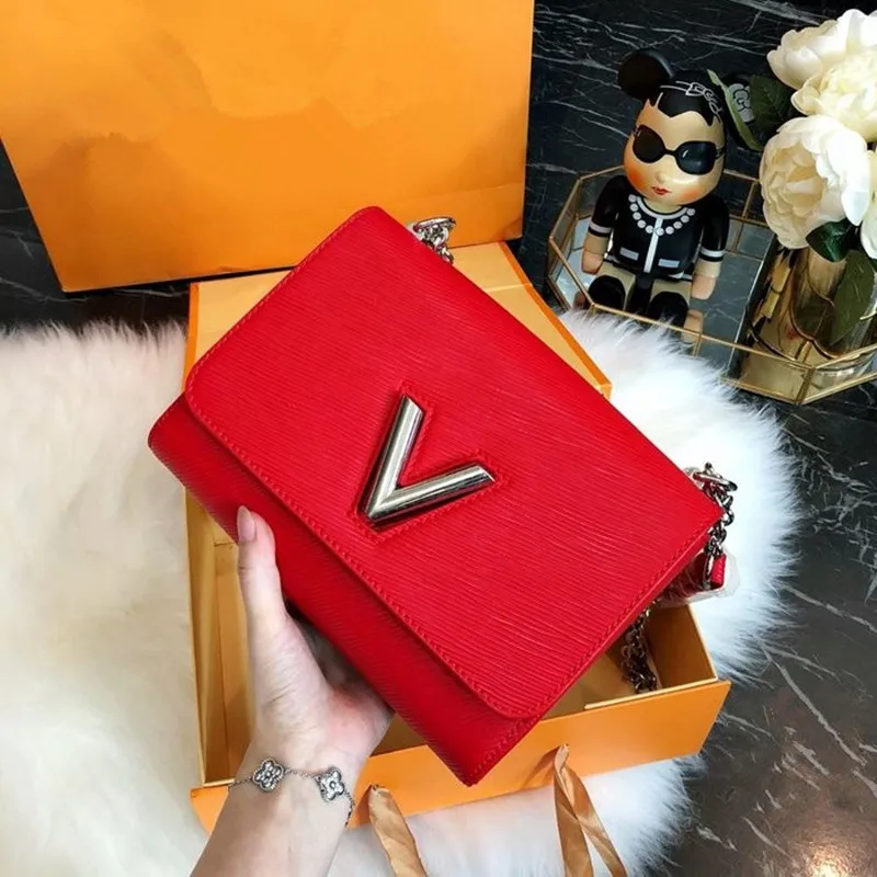 

Luxury Famous Designer Brand Logo Women Leather Handbags High Quality Genuine Leather Chain Shoulder Messenger Bags Louis Bags