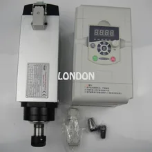 4KW квадратный ER20 AC220V воздушное охлаждение шпинделя с 4KW в сочетании с частотно-регулируемым приводом инвертор