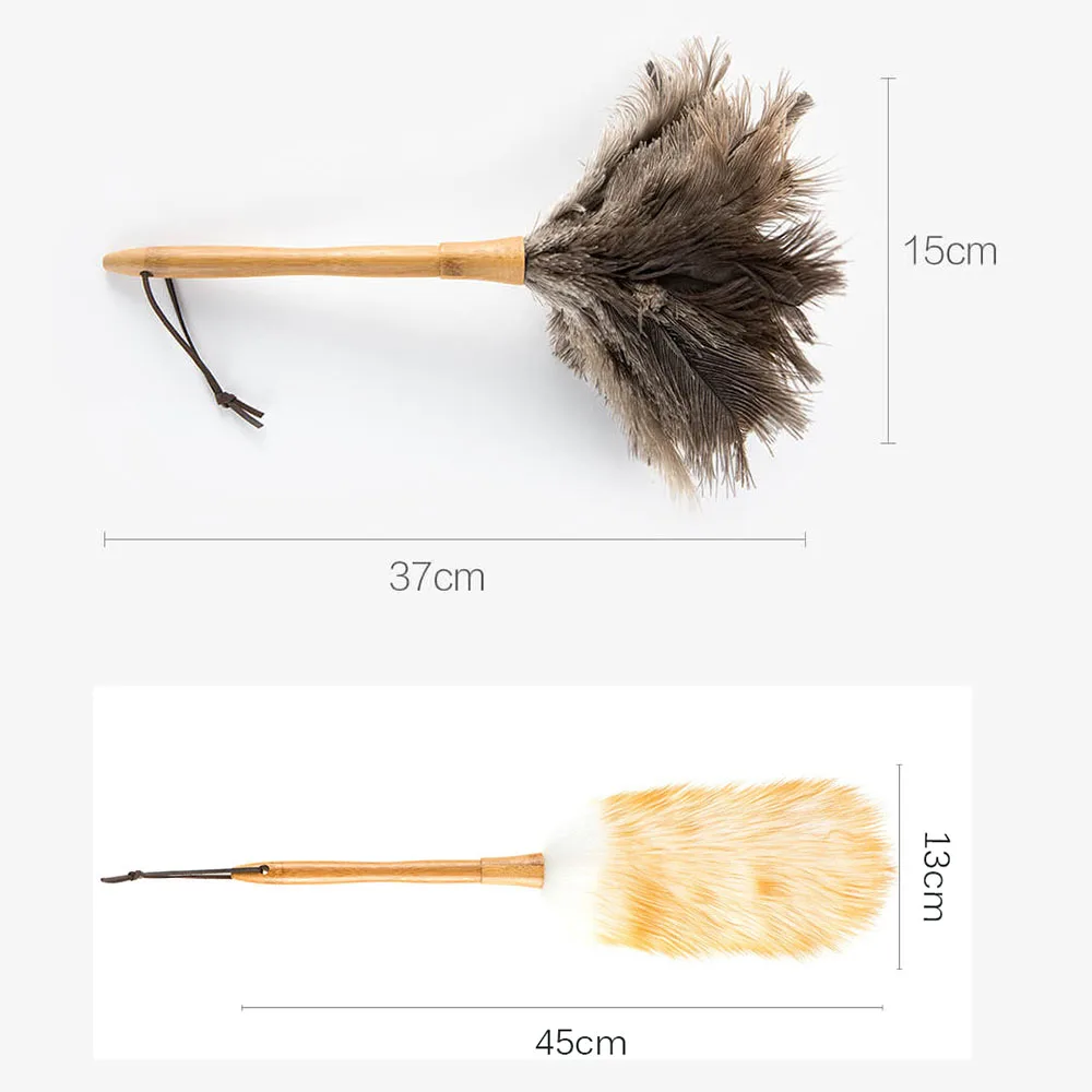 Xiaomi Mijia Jiezhi Buttercup шерсть страусиное перо чистящее средство сильная Адсорбция опционально легкая принадлежность для чистки