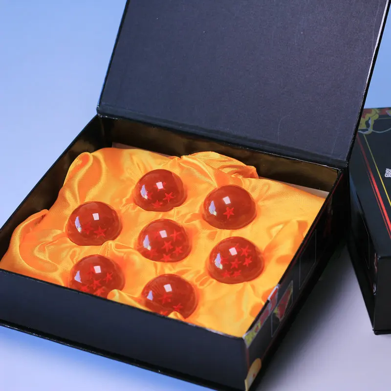 

7pcs/set Dragon Ball Z 7 Stars Crystal Ball 4.2cm Star Color Box Setl Toy Dragon Ball Box Packaged Free Shipping