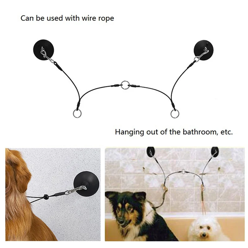 Собака парковка уход за лошадьми-N-Wash ванночка удерживающая присоска крюк поводок Аксессуары Резиновые собачьи аксессуары для животных