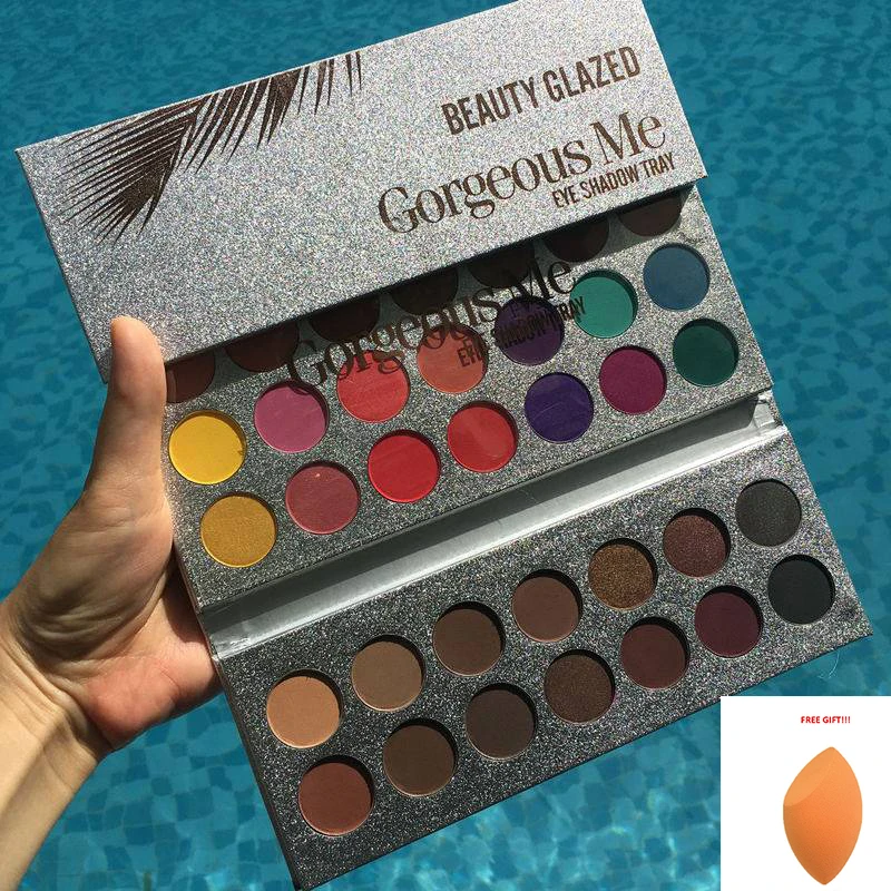 Продажа Romatpretty 63 Цвет Тени для век макияж Nudes палитра матовые тени для век Pallete Блеск порошок земля тени