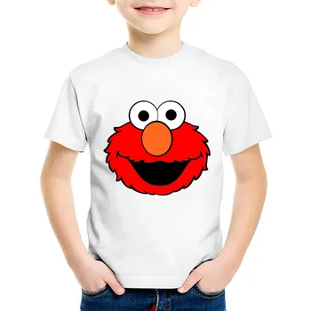 

Children Cartoon Sesame Street Elmo Funny T shirt Summer Kids Short Sleeve T-shirt Boys/Girls Tops Baby Casual Clothes,HKP2413