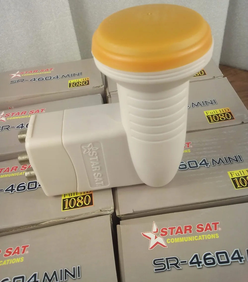 STARSAT QUAD LNB SR 4604 Universal Ku band MPEG4 MPEG2 1080P FULL HD|ku band|quad lnbuniversal lnb ku |
