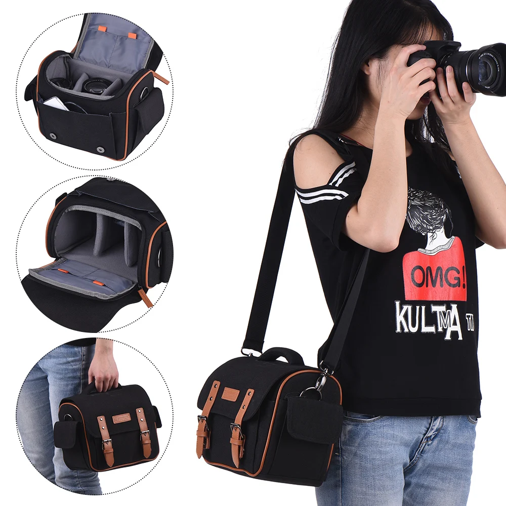 Shockproof Waterproof DSLR SLR Camera Shoulder Messenger Bag Case for
