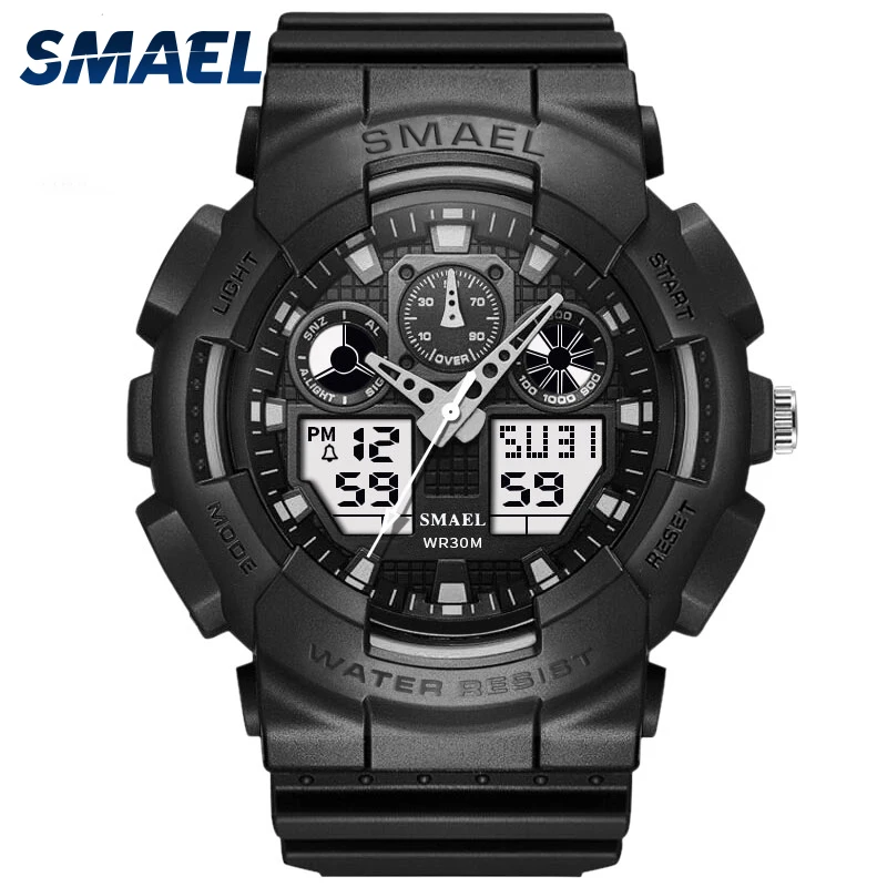 Online Reloj de marca SMAEL para hombre, reloj Digital LED para hombre, reloj de pulsera para hombre, de primera marca relojes de lujo, relojes masculinos, Montre Homme, WS1027