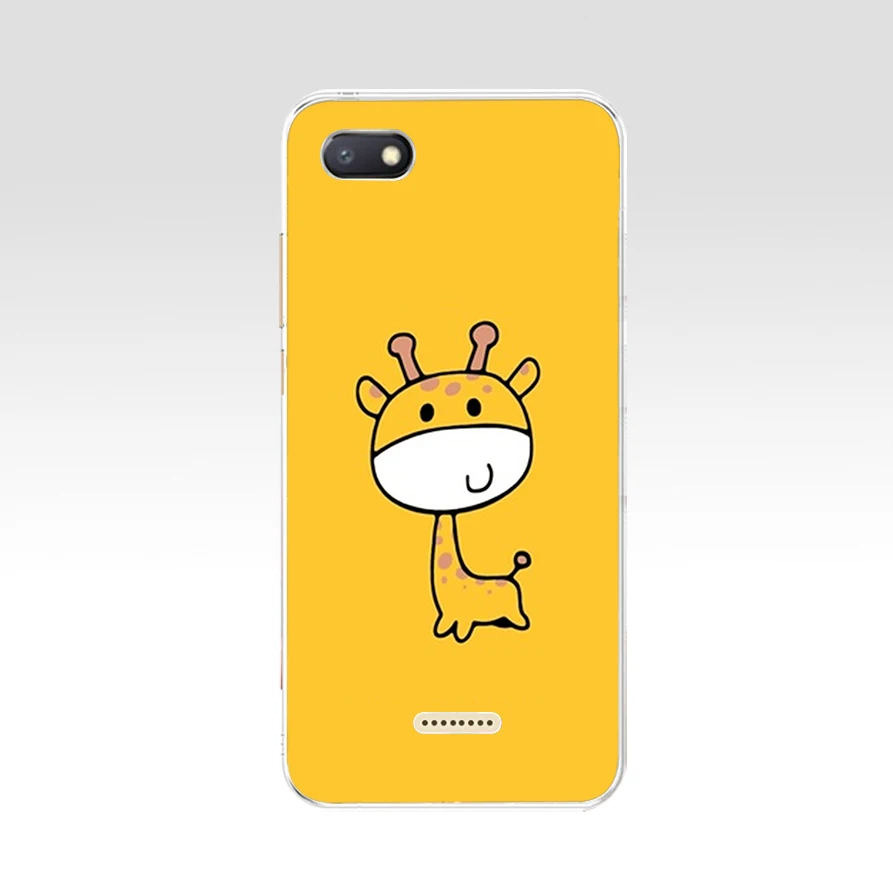 T силиконовый чехол для xiaomi redmi 6a с полной защитой мягкий из ТПУ чехлы телефонов