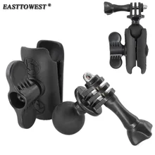 360 Degree Rotate Camera Clamp Mount Diving Fill Light ABS Ball Clip for Gopro Hero 4 3 Xiaomi Yi SJ4000 SJ5000 SJ7000
