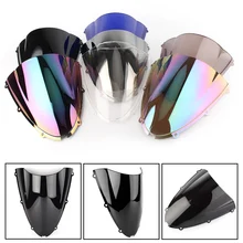 Pare-brise pour moto avec Double bulle, pour Kawasaki Ninja ZX6R 2005, 2006, 2007, 2008 et ZX636, 2005-2006