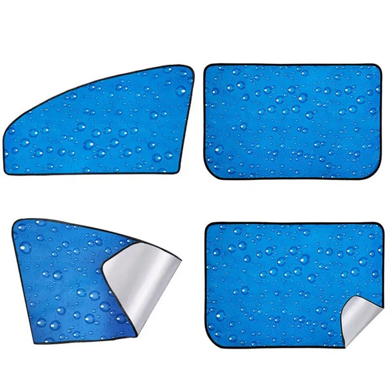 

New 1 Pcs Single Layer Sun Protection Magnetic Car Curtain Magnet Sunshade Car Sunshade Water Drop Sunshade
