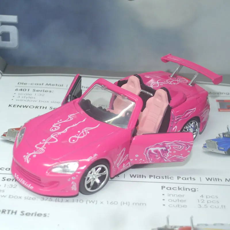 Honda S2000 Fast and the Furious Suki /& Pink 1:32 Jada Toys 97610