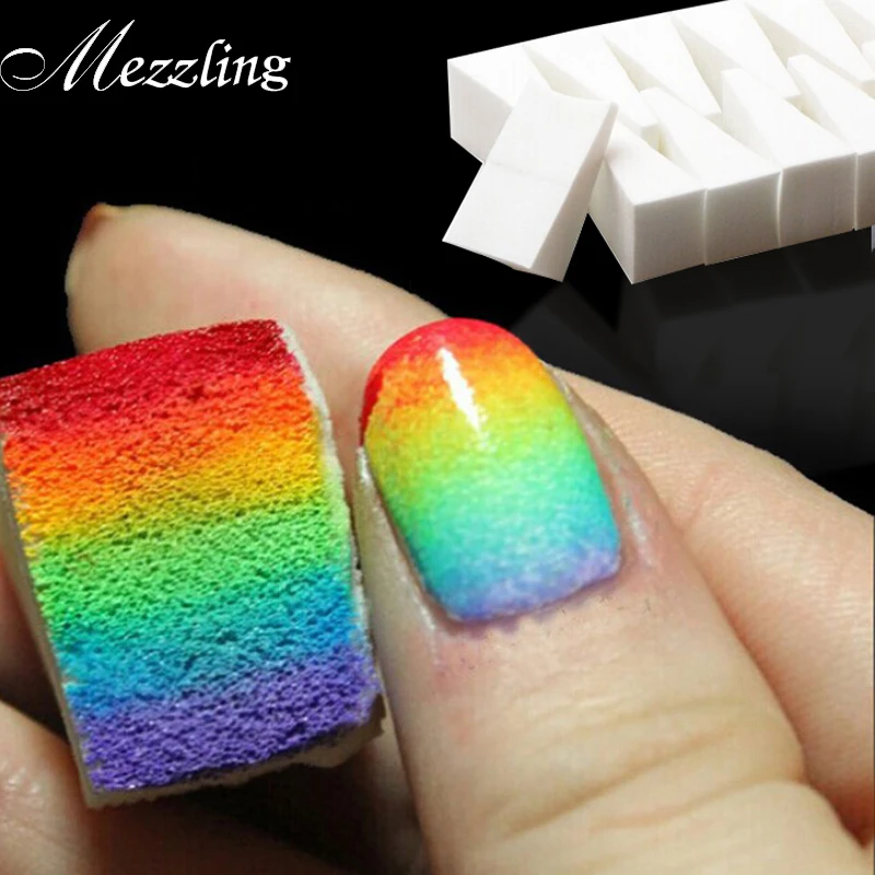 

8pcs Gradient Nails Soft Sponge for Color Fade Natural Magic Simple Creative Nail Design Manicure Nail Art Tools