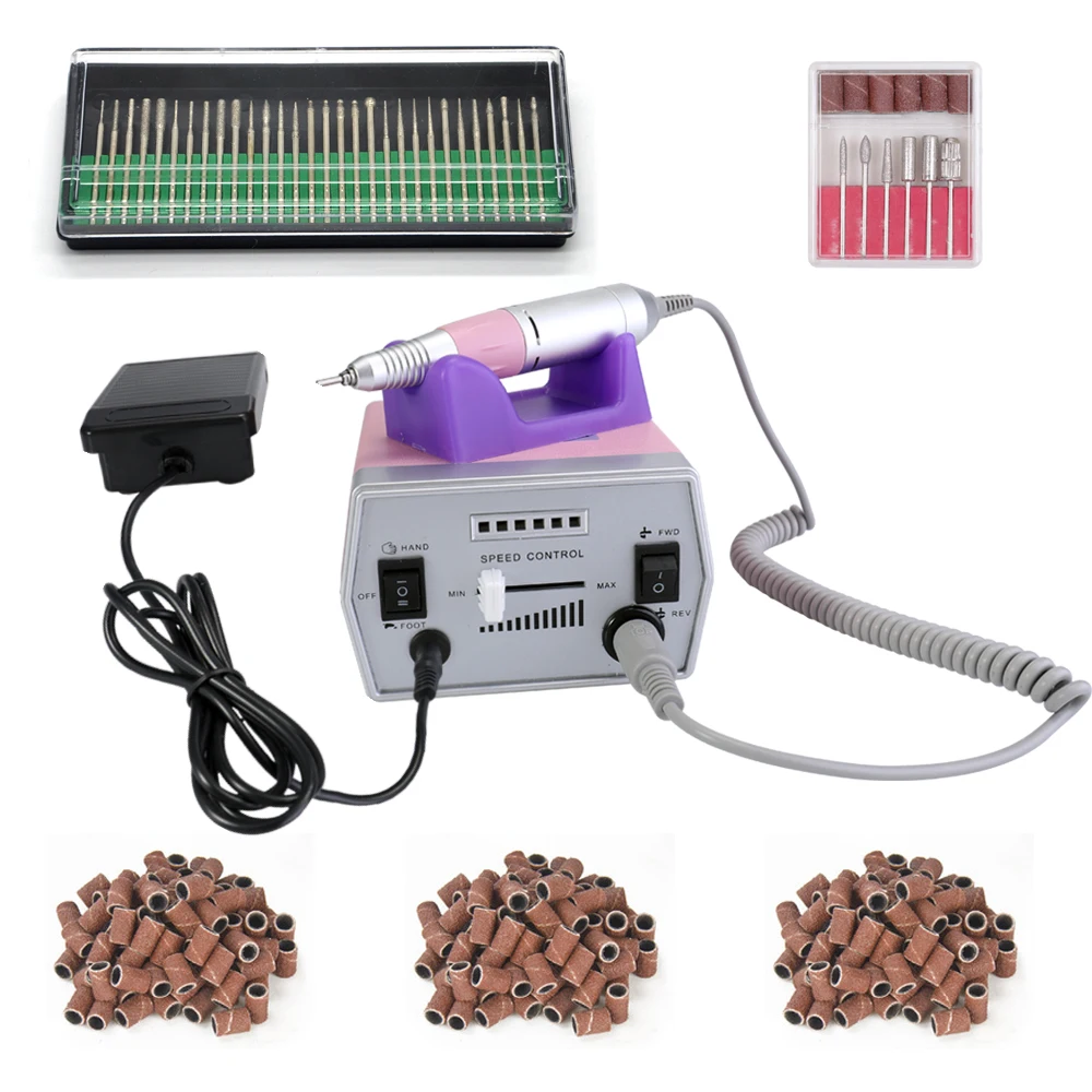 

4000rpm Electric Nail Drill Manicure Machine with Drills Bits Manicure Cutter For Manicure Nail Machine Milling Cutter Nail Art