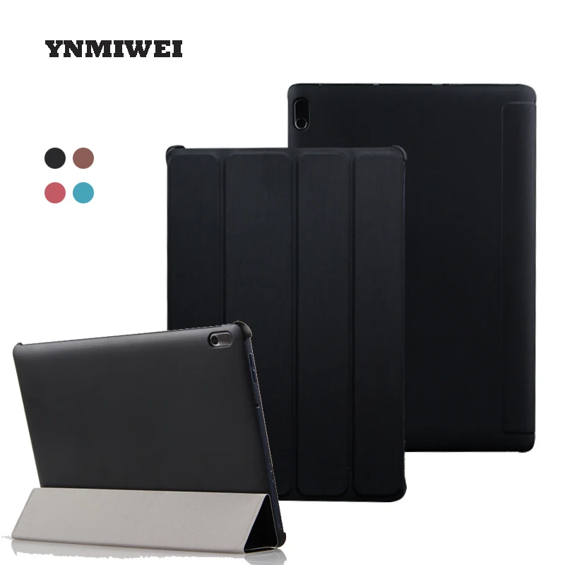 Для lenovo A7600 универсальный для lenovo A10-70 A10-80HC Tri-fold Складная противоударный кожаный чехол Полный охват основа YNMIWEI