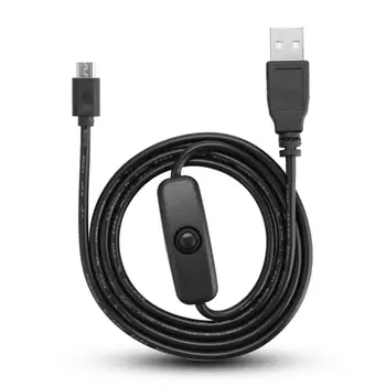 

Micro USB Power Charging Cable for Raspberry Pi 3 / 2 / B / B+ / A With ON / OFF Switch for Raspberri Pi