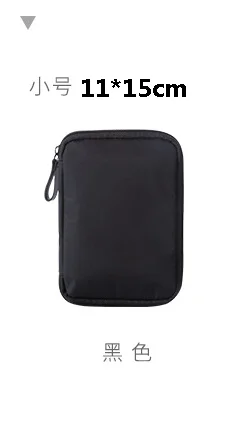 Portable Travel Wallet Purse Document Bag Organiser Passport Tickets ID Holder Storage Bags - Color: A