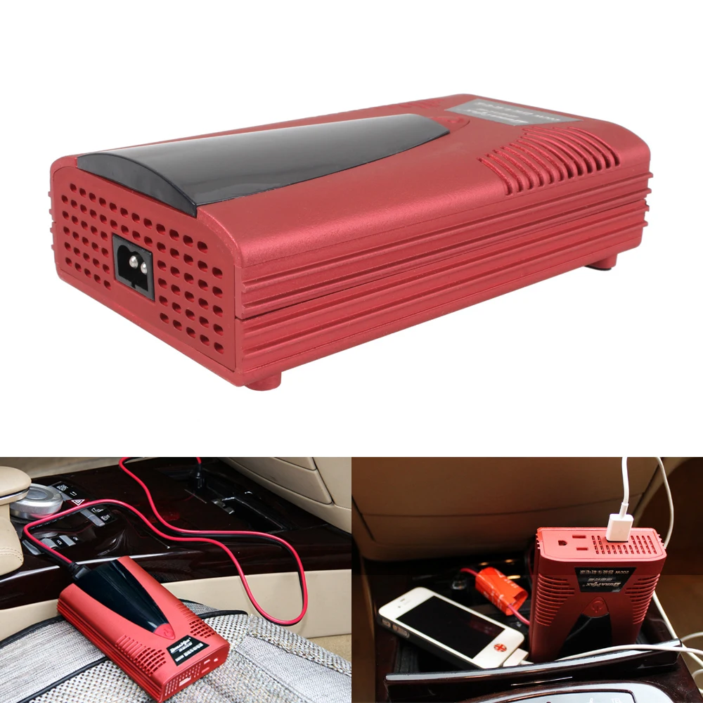 200W DC 12V to AC 220V Car Charger Auto Power Inverter Charger With USB