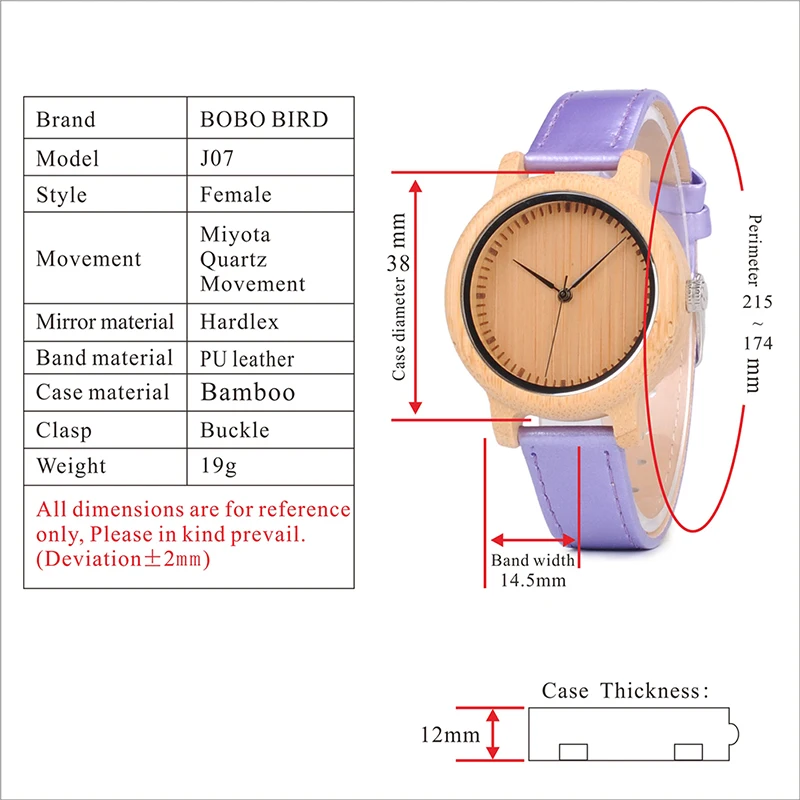 Бобо Птица Деревянный бамбука Для женщин часы Баян коль saati Кварцевые женские наручные часы erkek кожаный ремешок в коробка подарков