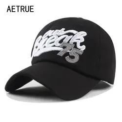 Aetrue модные Бейсбол Кепки Шапки для Для мужчин Snapback Hat Для женщин хлопок кости хип-хоп установлены Кепки Casquette Повседневное Gorras лето кепки s