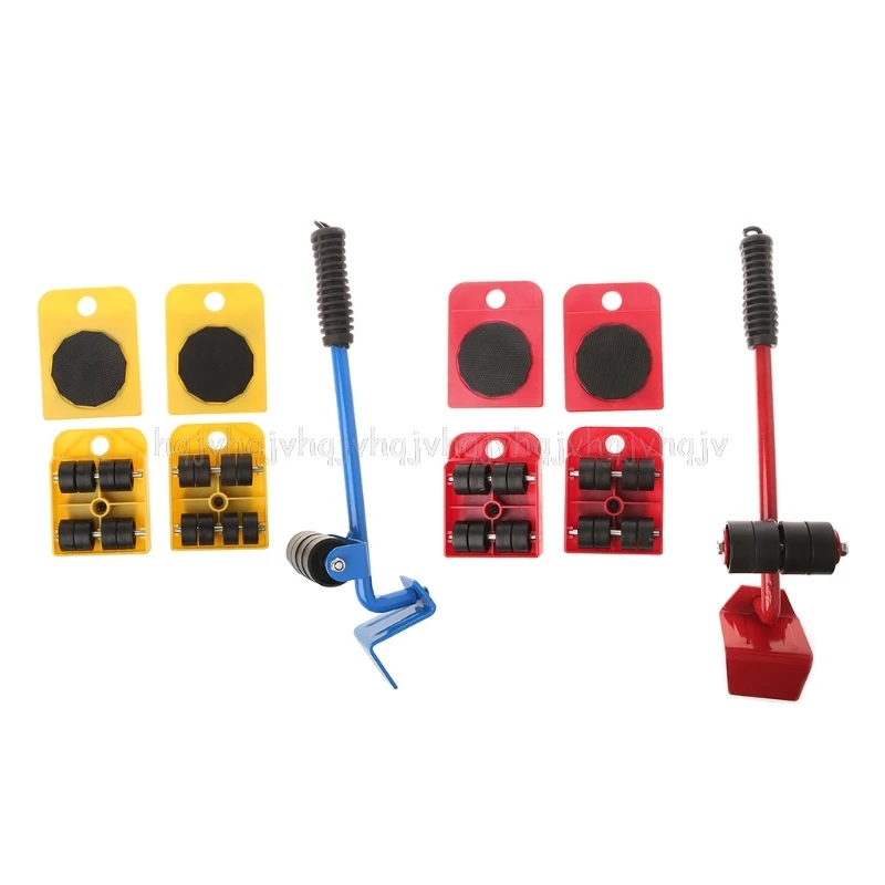  5Pcs Furniture Transport Roller Set Removal Lifting Moving Tool Heavy Move House JUL04