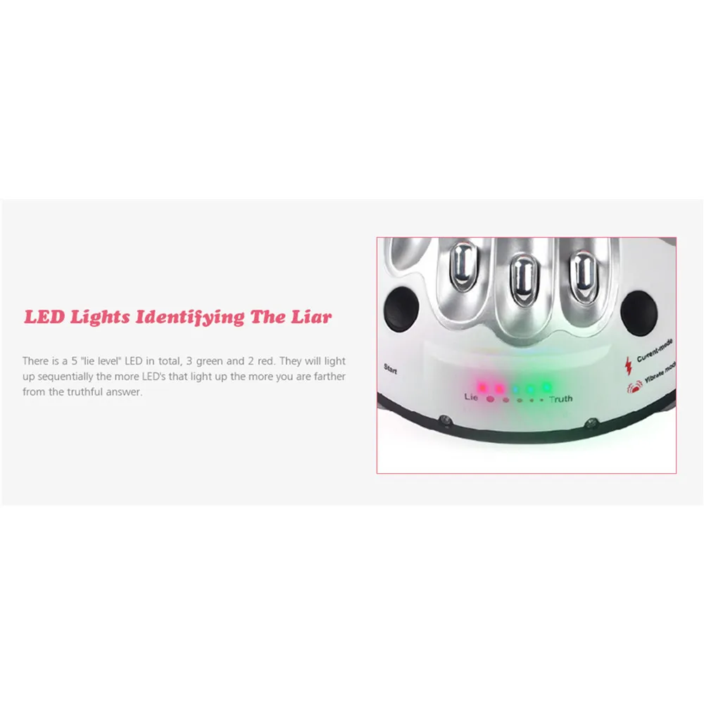 Креативный микро электрический шок детектор лжи Истина игра игрушки Полиграф