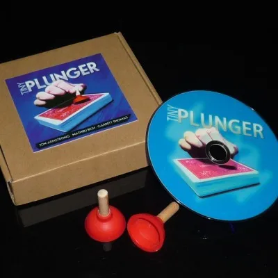 

Tiny Plunger (DVD+GIMMICK) - Trick, Metaism,close up,illusion,stage magic/props/as seen on tv -High quanlity