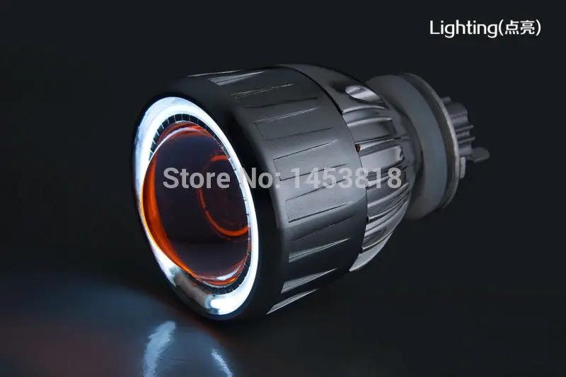 

JGAUT 2GC Xenon Aluminium Alloy Housing CCFL Angel Eye 35w 2.5'' inch Auto H1 H4 H7 HID Projector Lens 4300k 5000k 6000k 8000k