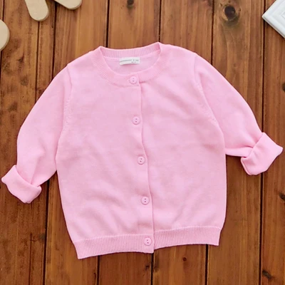 pink Casido/Одежда для маленьких детей; вязаный кардиган ярких цветов для мальчиков и девочек; свитер; детская верхняя одежда из хлопка на весну, лето, осень, зиму - Цвет: pink