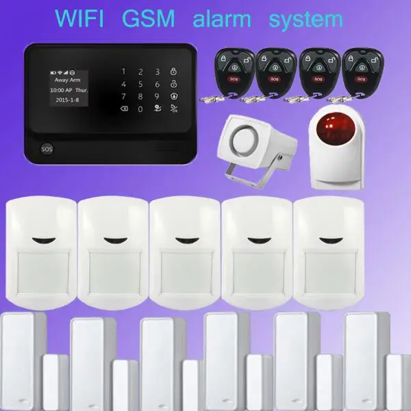 Охранная сигнализация G90B plus Wi Fi gsm 433 МГц|siren outdoor|siren wifisiren alarm system |