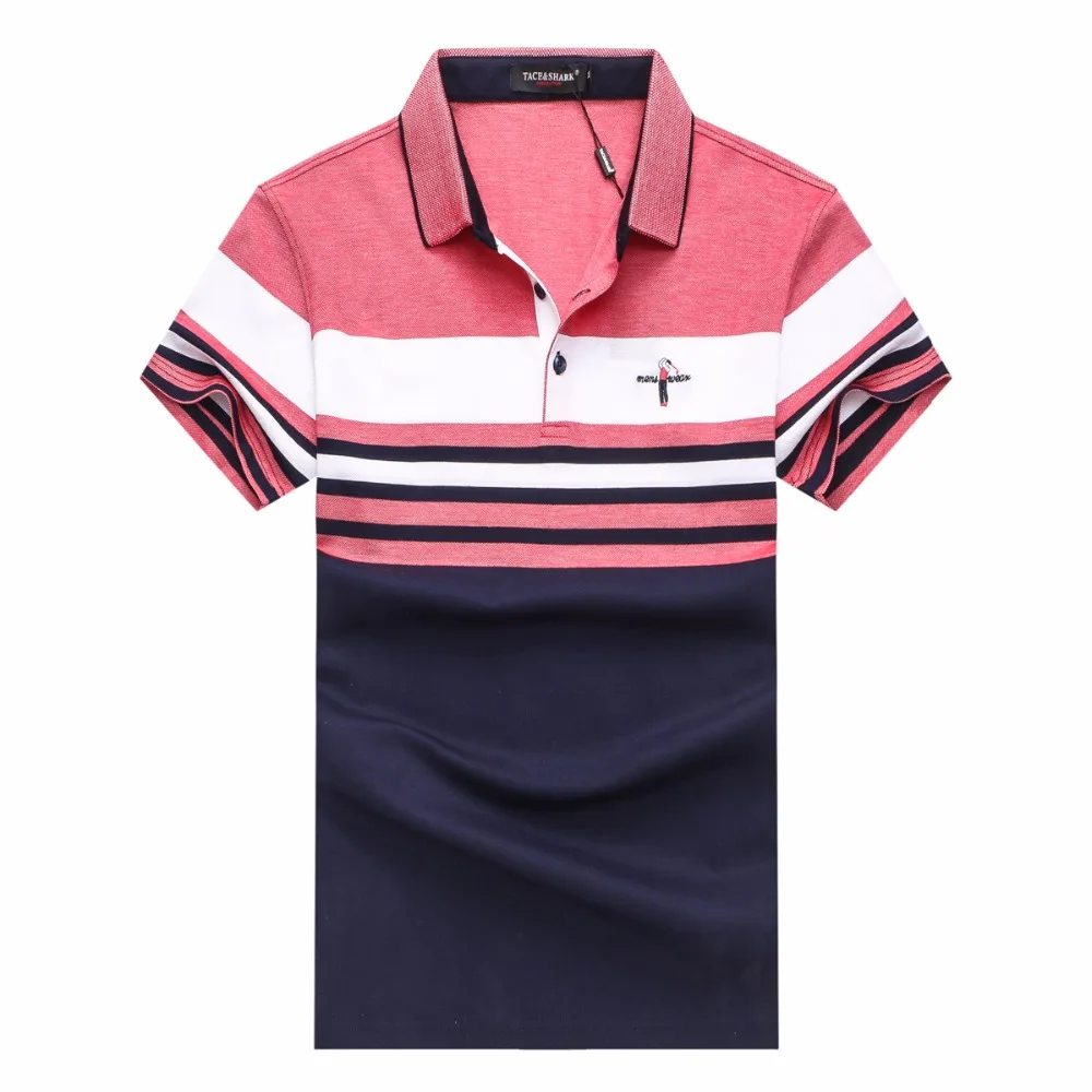 2018 new breathable polo shirt Tace&shark Brand clothing polo shirts